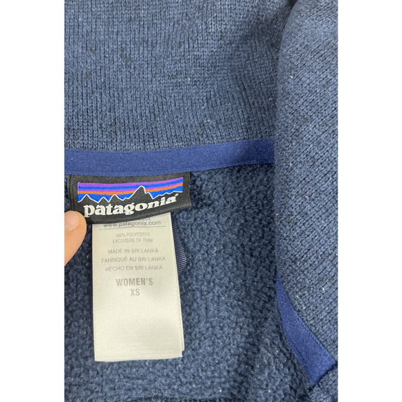 Patagonia Better Sweater Swing Jacket Womens Extra Small Fleece Pea Coat Navy - Picture 2 of 14